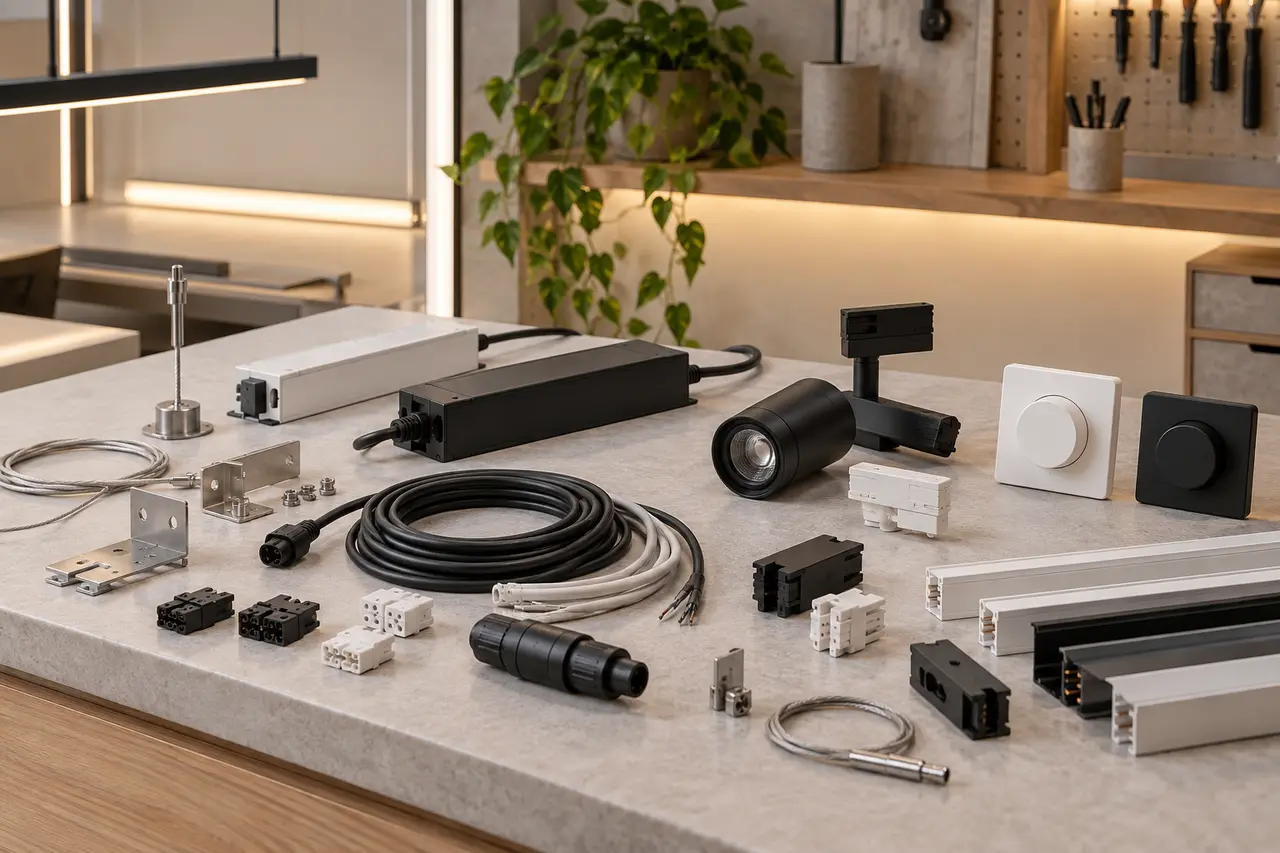 Mise en situation de la gamme Accessories KUBIA par WIXLED