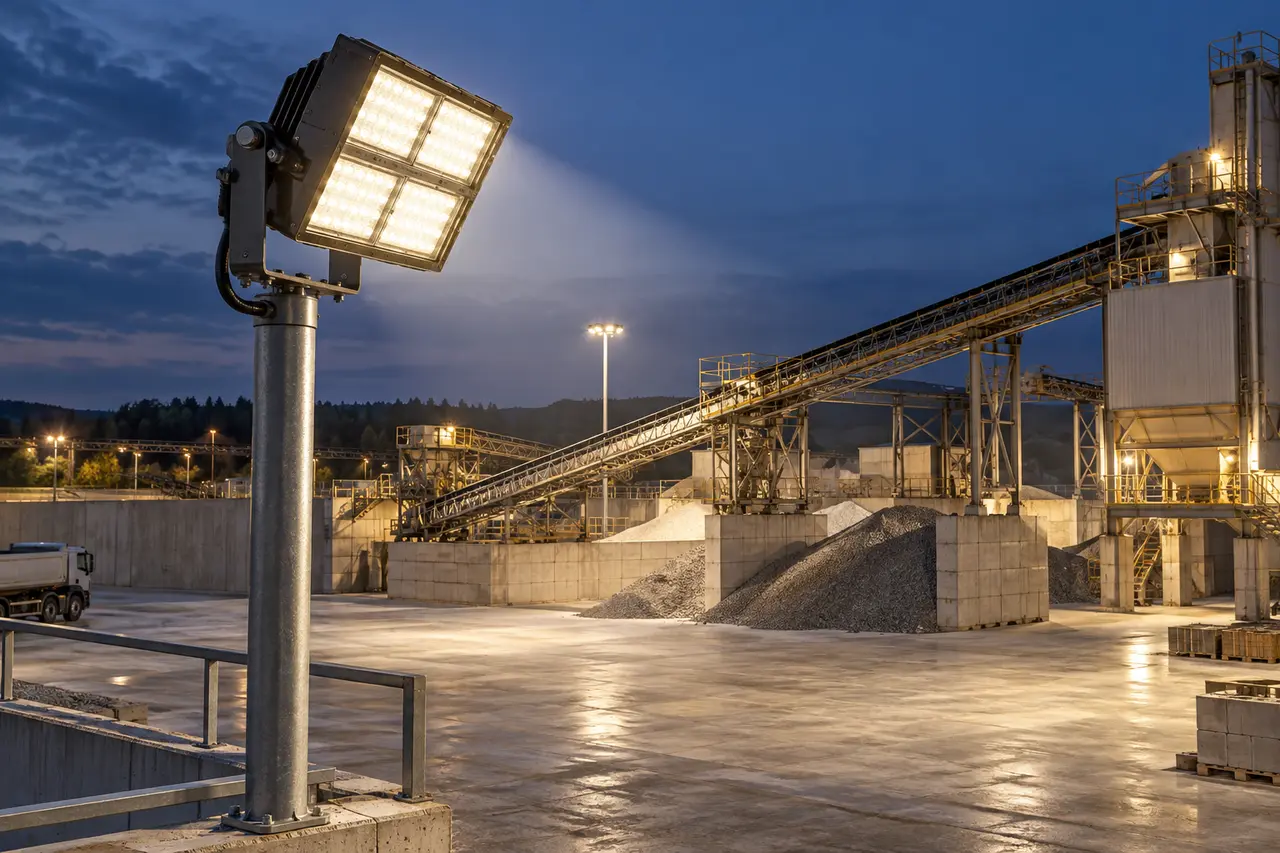 Mise en situation de la gamme Projecteur industriel par WIXLED