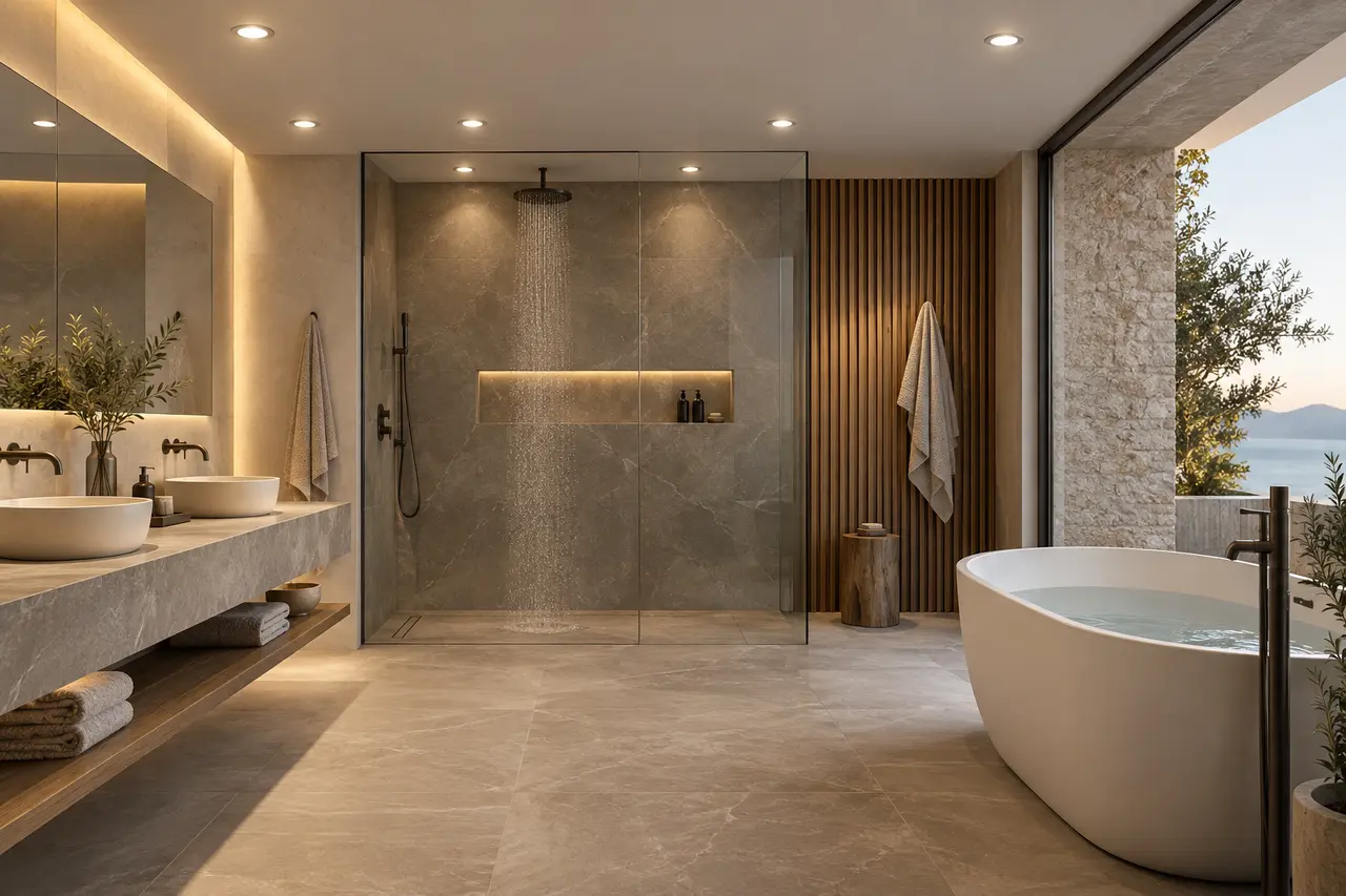 Mise en situation de la gamme Downlights étanches par WIXLED