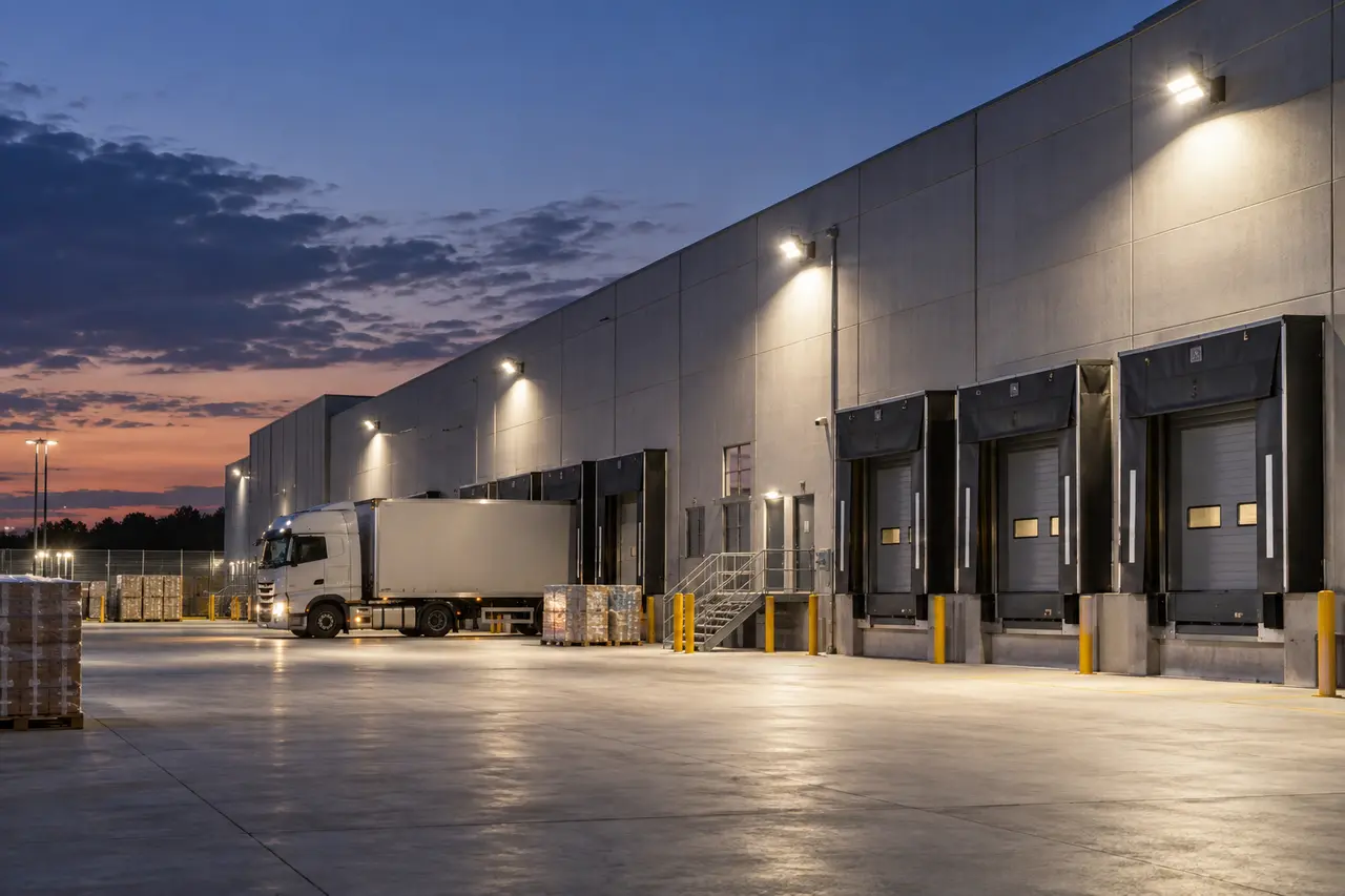 Mise en situation de la gamme Projecteurs industriels & extérieurs par WIXLED