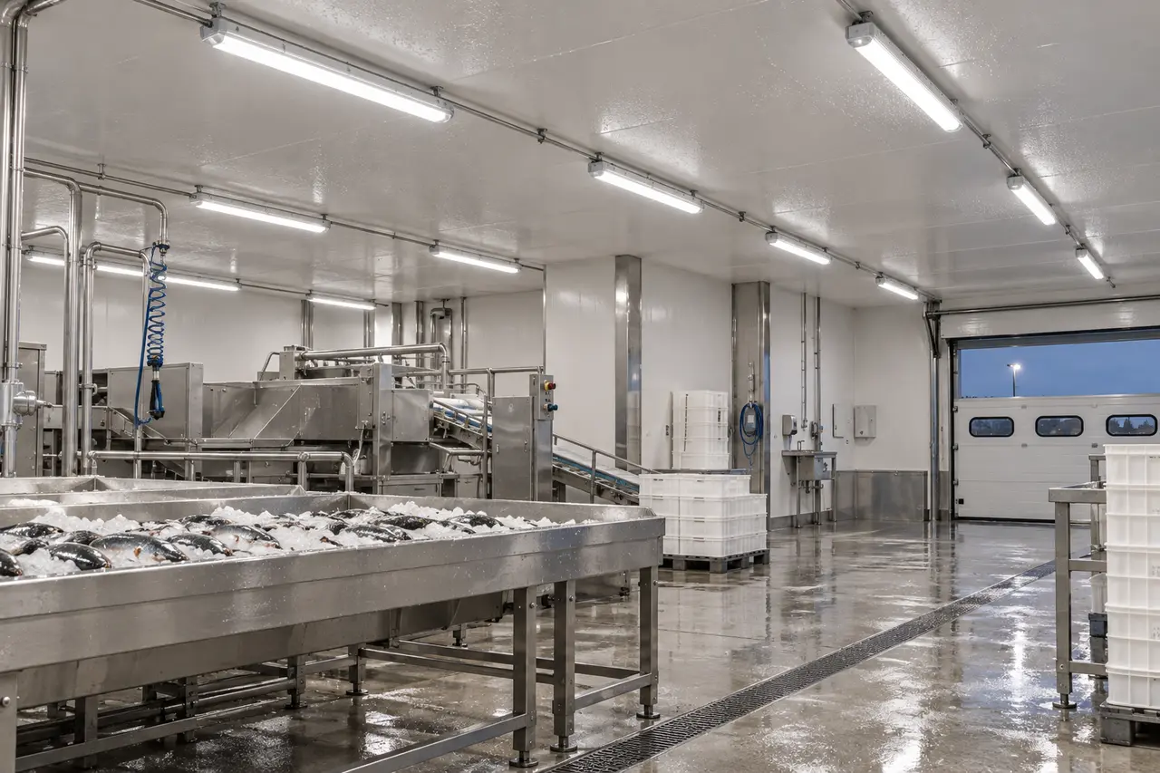 Mise en situation de la gamme Réglettes étanches par WIXLED