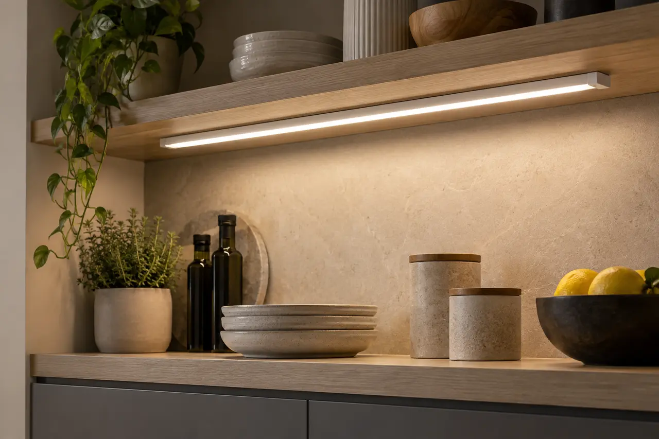 Mise en situation de la gamme Réglette strips par WIXLED